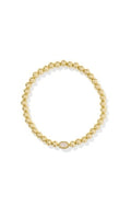 Mini Elaina Stretch Bracelet in Gold Iridescent Drusy