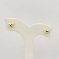 Mini Heart Stud w/ Pearl Back Earring