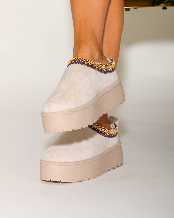 Mule Slip-ons in Moon