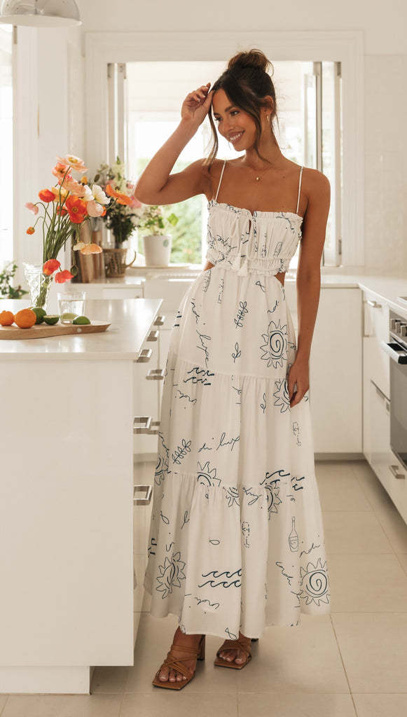 Murphy Maxi Dress - White