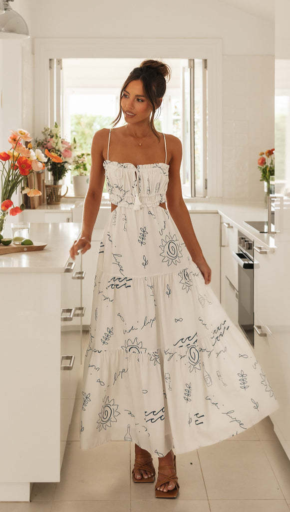 Murphy Maxi Dress - White