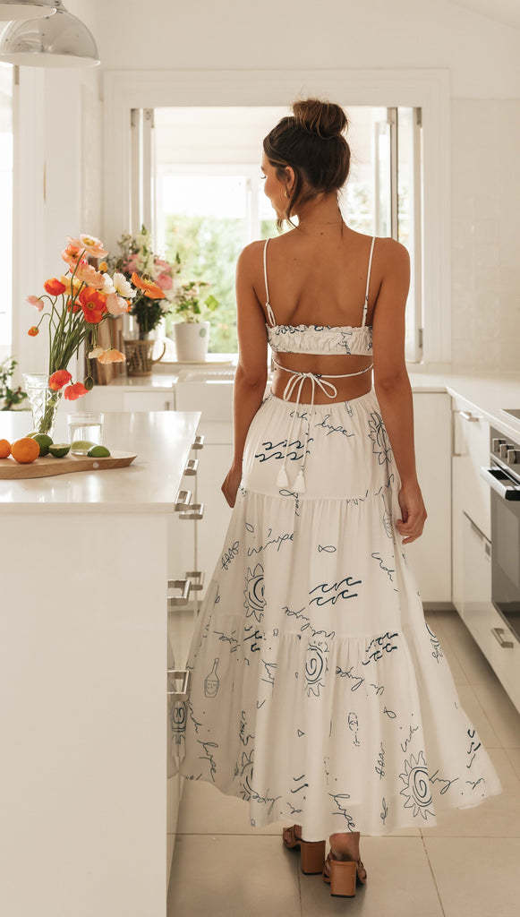 Murphy Maxi Dress - White