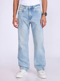 Men's Straight Fit Jeans in blue shade