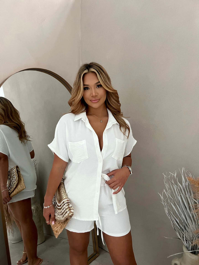 Myza Co-ord - White