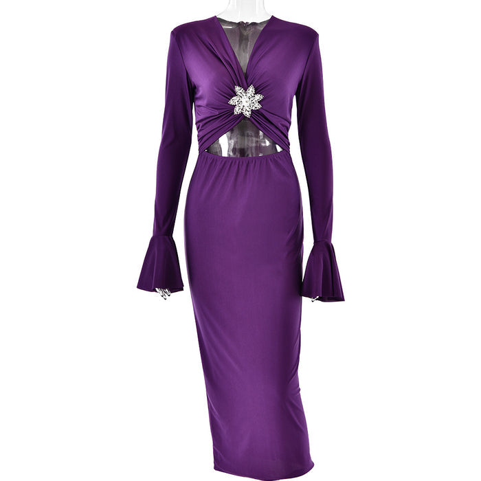 Nadia Dress - Purple
