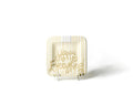Neutral Skinny Stripe Happy Everything Mini Square Platter