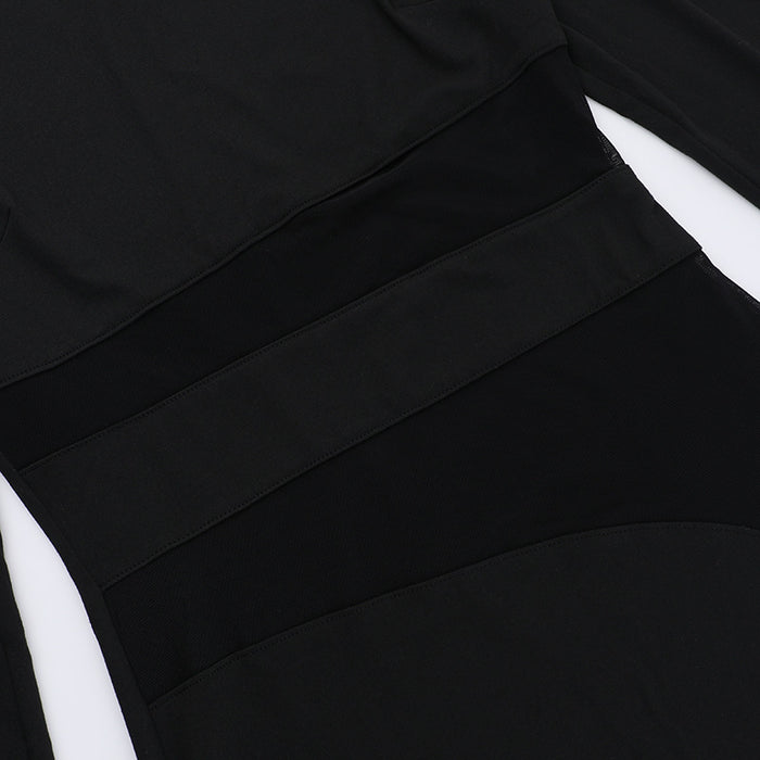 Nightfall Charm Dress-Black