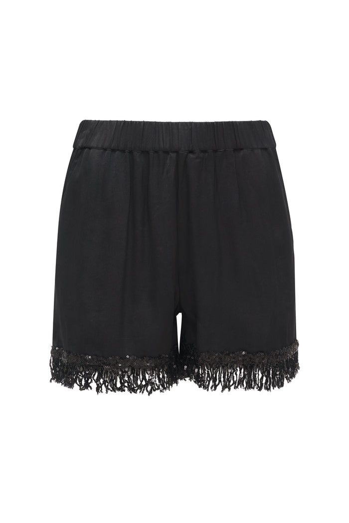 Now 60% OFF -Sequin Fringe Short