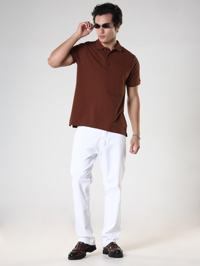 Plain Polo T-Shirt- made with cotton fabric. 
tshirts for men
cotton tshirts for men