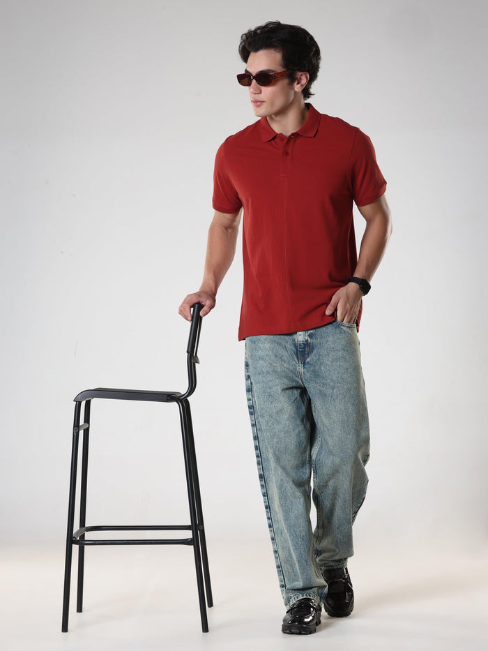 Plain Polo T-Shirt- made with cotton fabric. 
tshirts for men
cotton tshirts for men