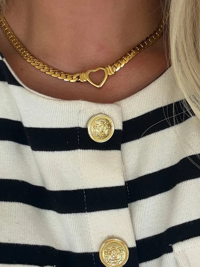 Open Heart Necklace