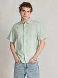 Men's Striped shirt in green