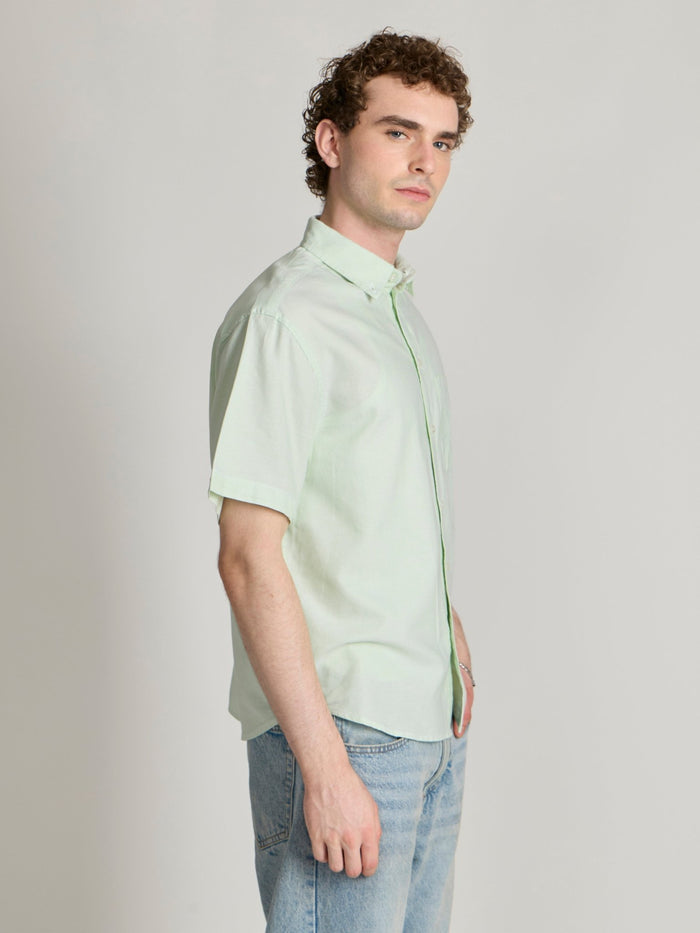 Men's Striped shirt in green