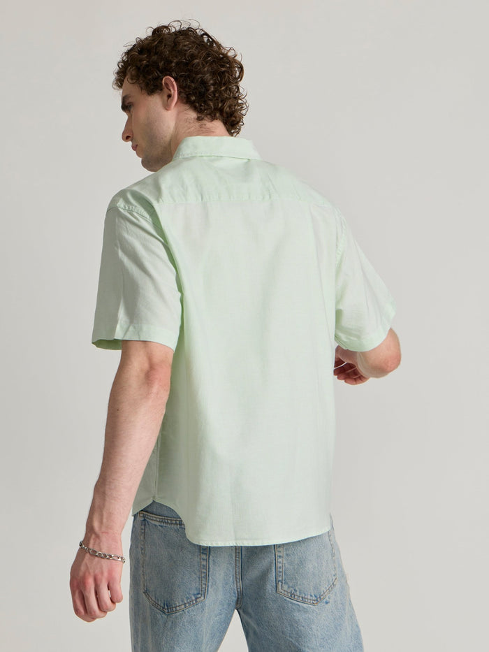 Men's Striped shirt in green