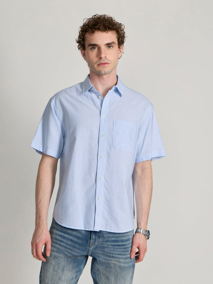 Men's Striped shirt in light blue