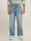 men's Ott - Relaxed Fit Jeans in Blue Shade