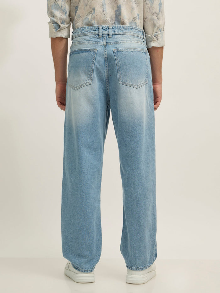 men's Ott - Relaxed Fit Jeans in Blue Shade