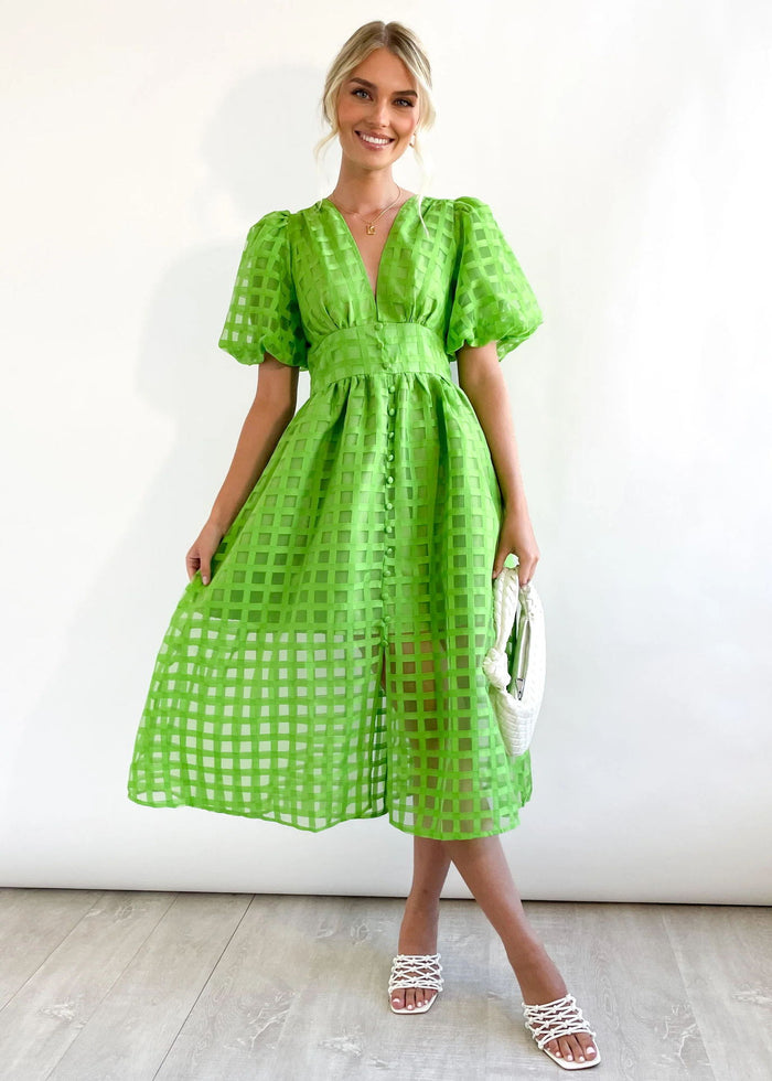 Paradise Midi Dress - Green