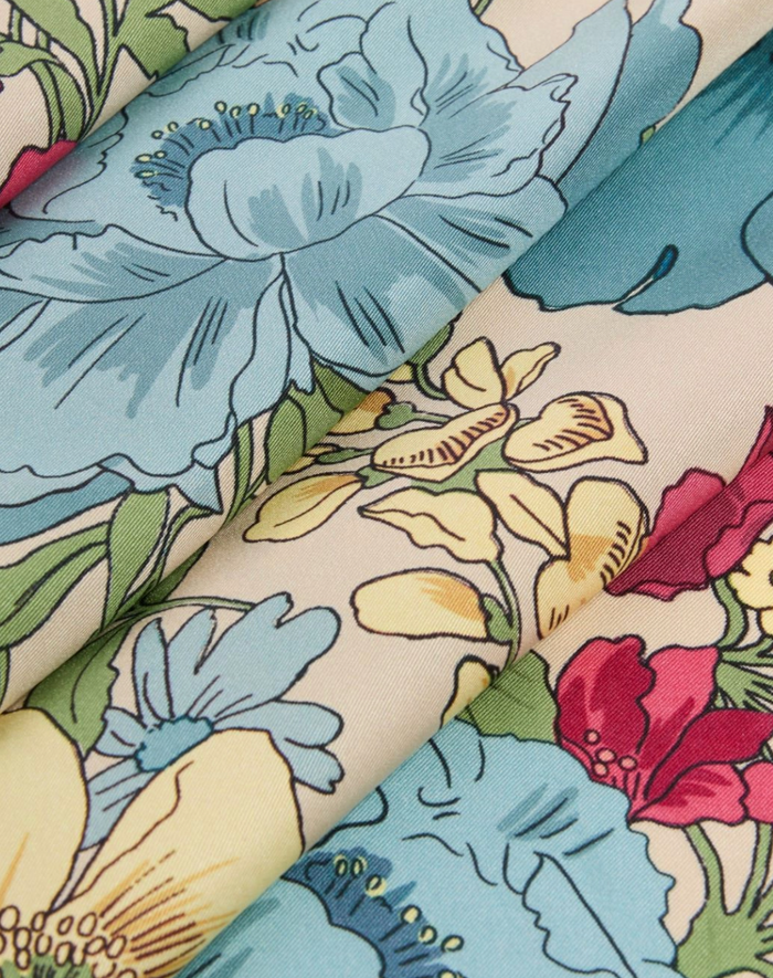Pattern Silk Scarf