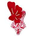 Pearl Swimsuit 2.0 - Red Printed