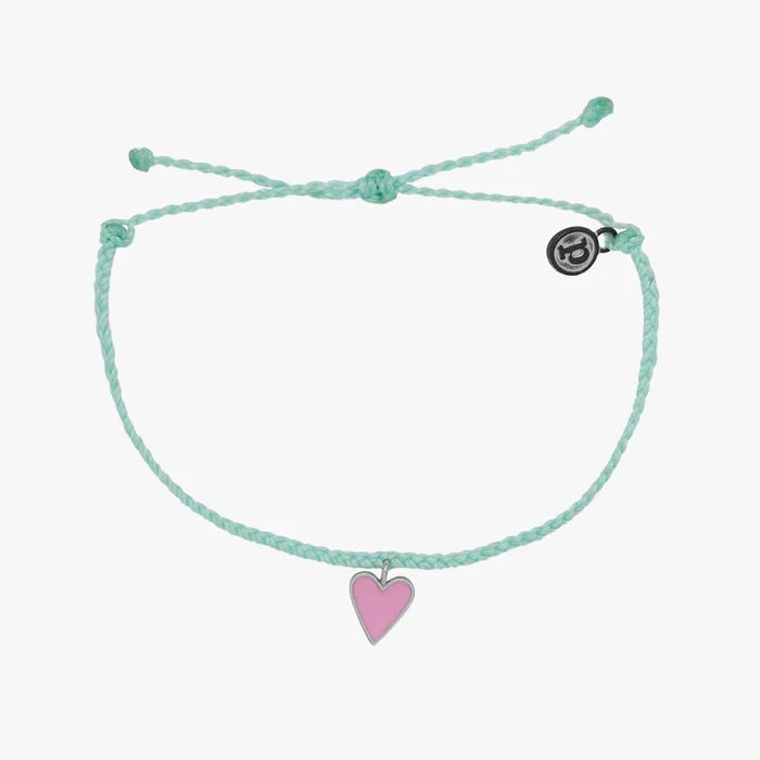Petite Heart Baby Pink Gold Bracelet