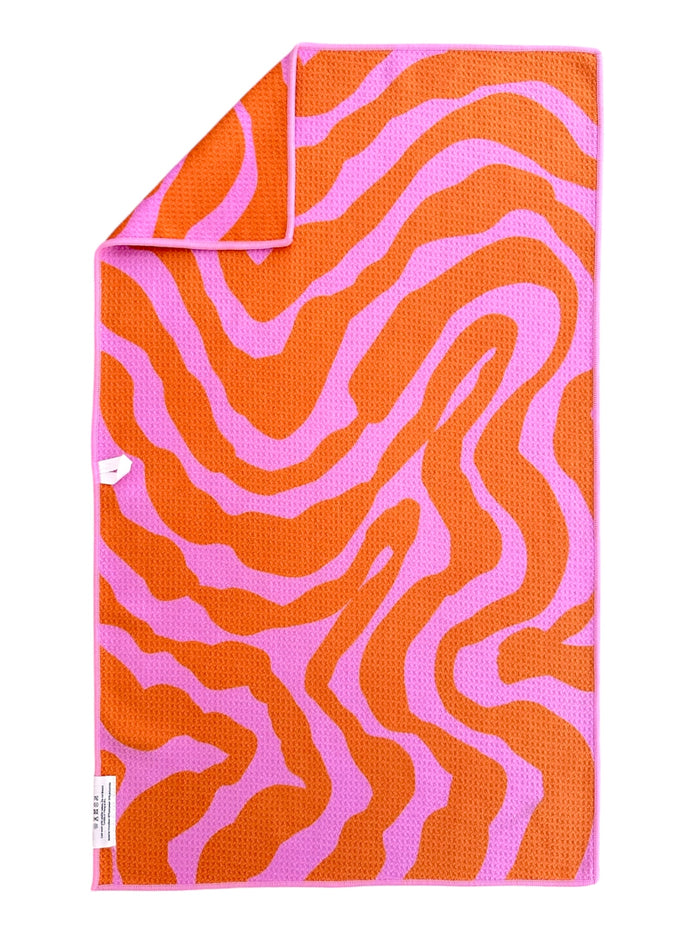 Pink Lemonade Swirl: Double-Sided Hand Towel