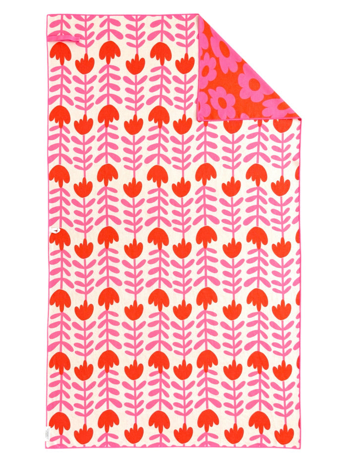 Pop Art Petals Pool Towel: Reversible