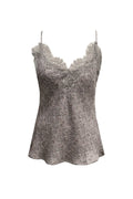 Printed Claire Cami Taupe