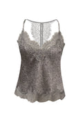 Printed Lucy Cami Taupe