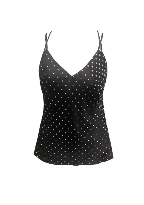 Printed Mia Cami Black