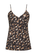 Printed Silk Cami Earth Blend
