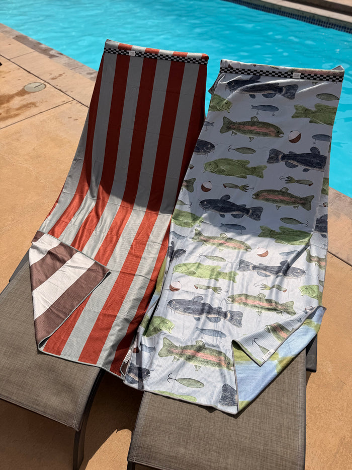Reel Fun Pool Towel: Reversible