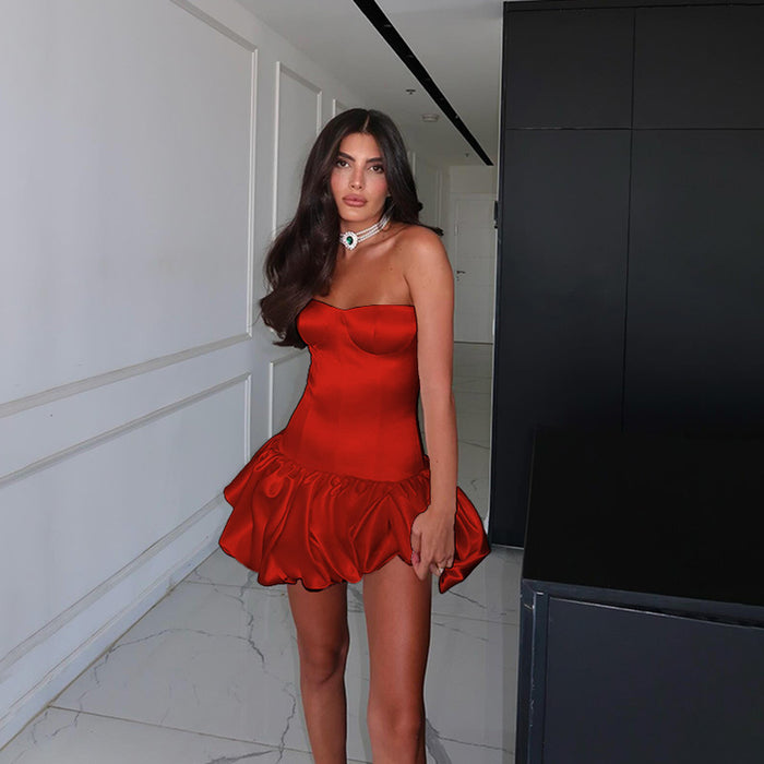 Remini Dress-Red