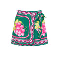 Retro Ruffle - Short Skirt - Green
