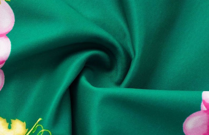 Retro Ruffle - Short Skirt - Green