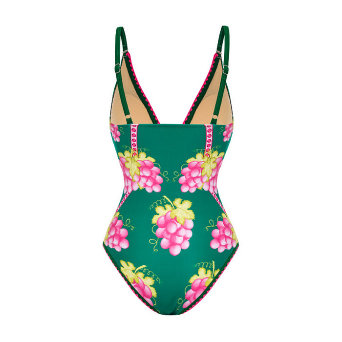 Retro Swimsuit - Green