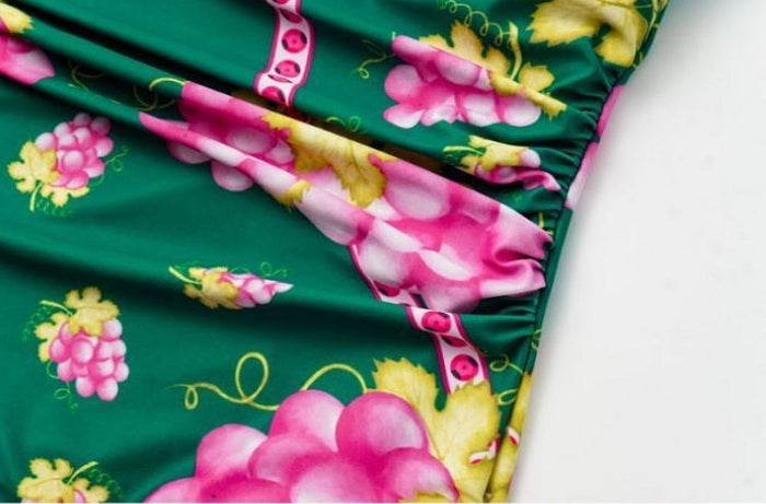 Retro Swimsuit - Green