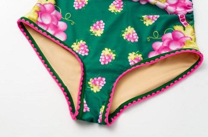 Retro Swimsuit - Green