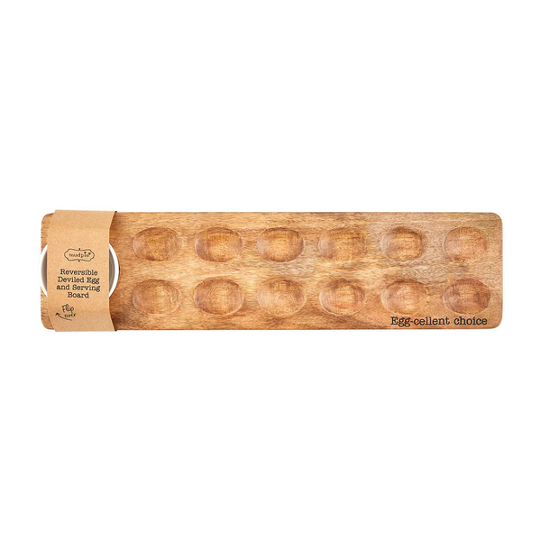 Reversible Egg Serving Board Set