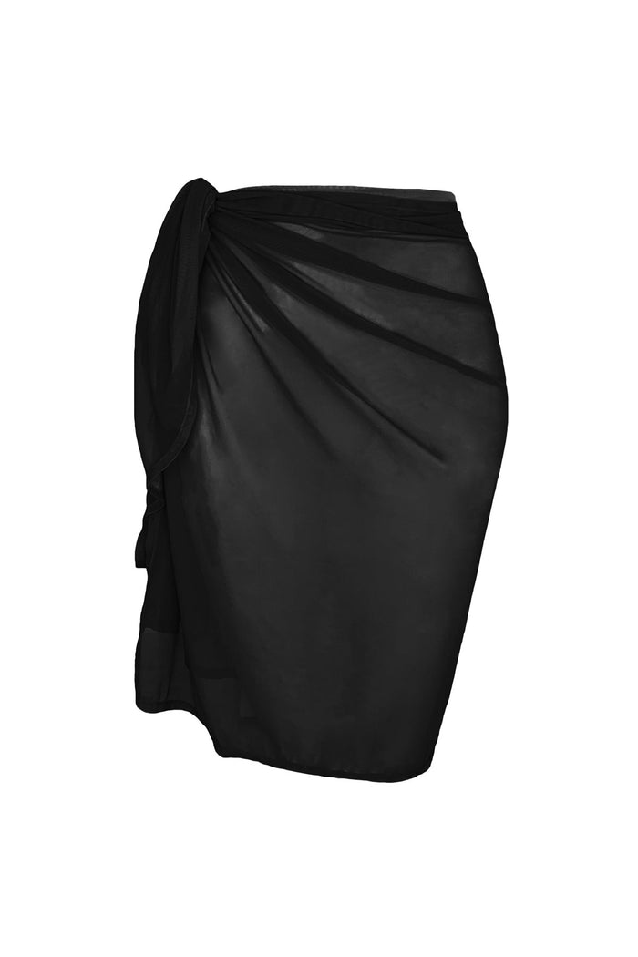 Riviera Mesh Sarong - Black