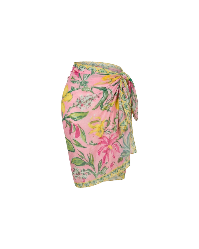 Riviera Mesh Sarong - Limoncello