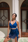 Riviera Mesh Sarong - Sicilia Blue