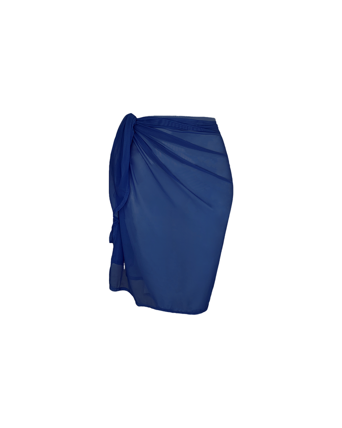 Riviera Mesh Sarong - Sicilia Blue