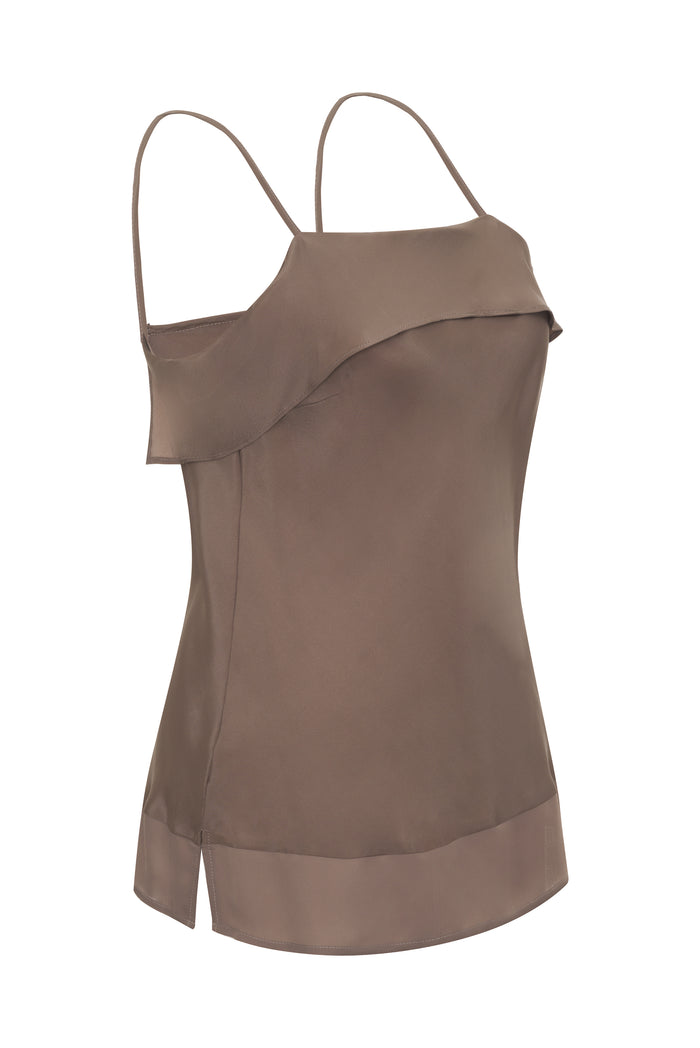 Romy Sheer Bottom Cami Taupe
