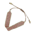 Rose Gold Seed Beed Pull Bracelet