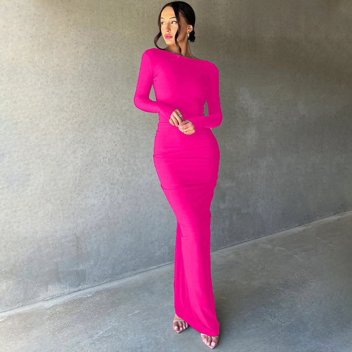 Ruby Maxi Dress - Rose Red