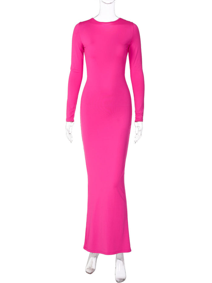 Ruby Maxi Dress - Rose Red