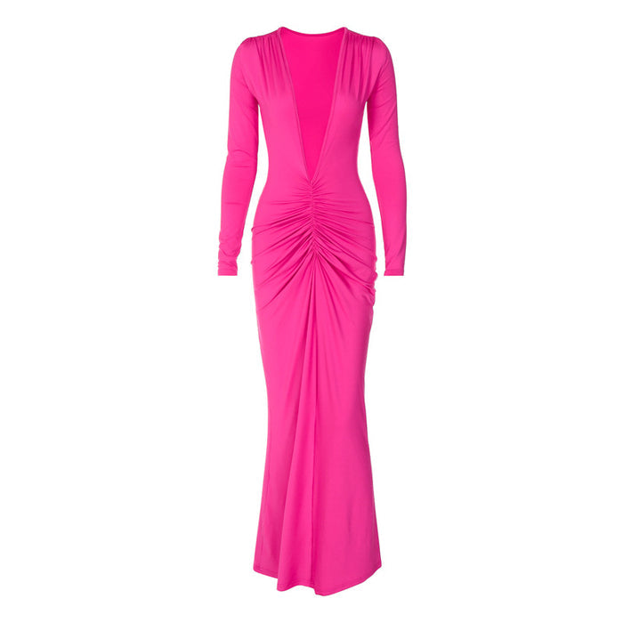 Ruby Maxi Dress - Rose Red