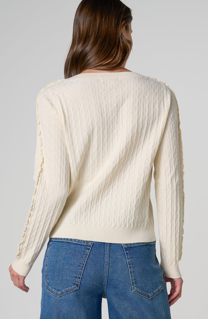 Ruffle Cardigan