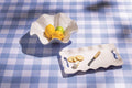 Ruffled Melamine Serving Tray